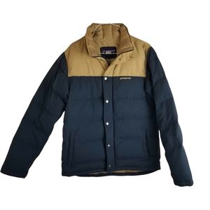 Patagonia Goose Down Puffer Bivy Colorblock Neutral Jacket